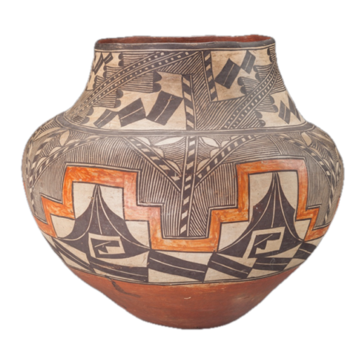 Acoma Polychrome pottery, photo 3
