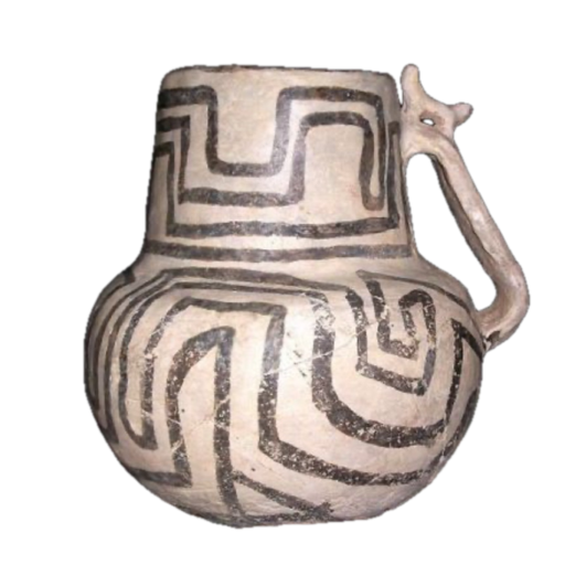 Snowflake Black-on-White pottery, photo 3